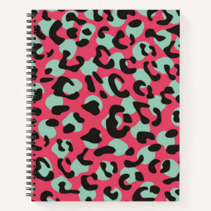 Animal print pattern notebook