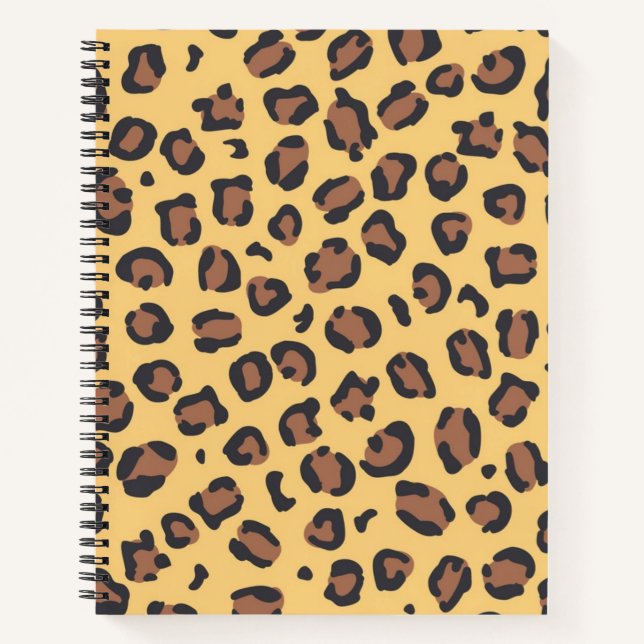 Animal print pattern notebook (Front)