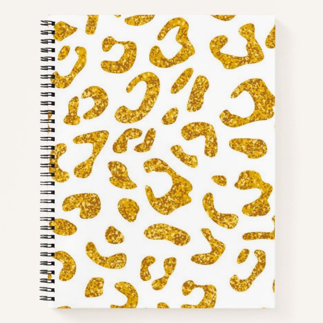 Animal print pattern notebook (Front)
