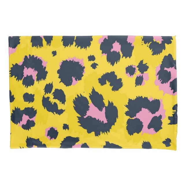 Animal print pattern pillowcase (Front)