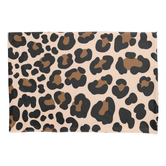 Animal print pattern pillowcase (Front)