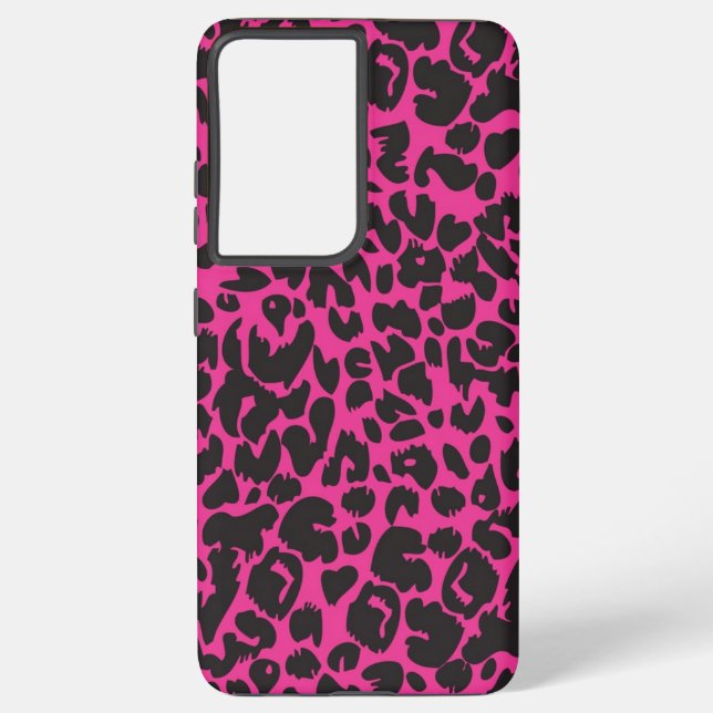 Animal print pattern samsung galaxy s21 ultra case (Back)