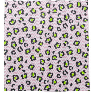Animal print pattern shower curtain
