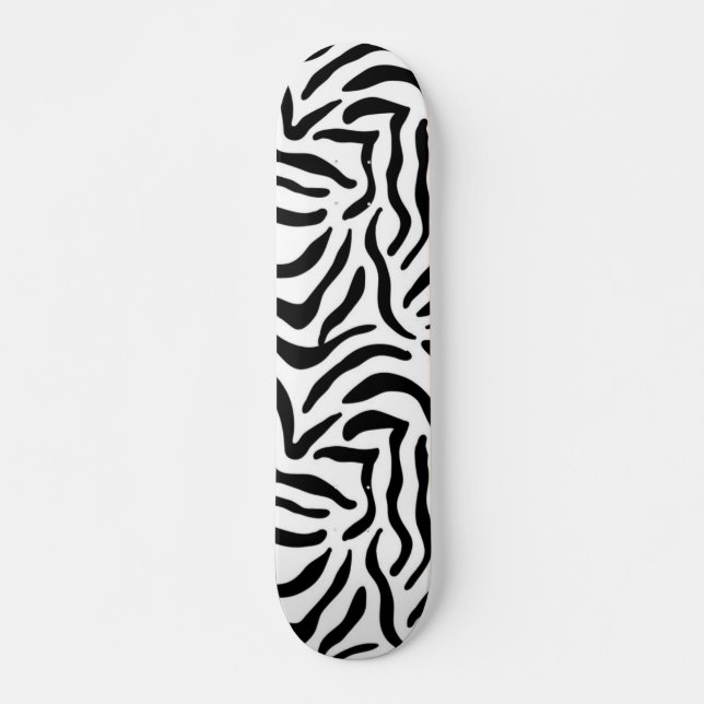 Animal print pattern skateboard (Front)