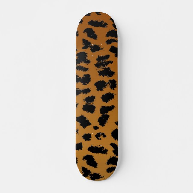 Animal print pattern skateboard (Front)