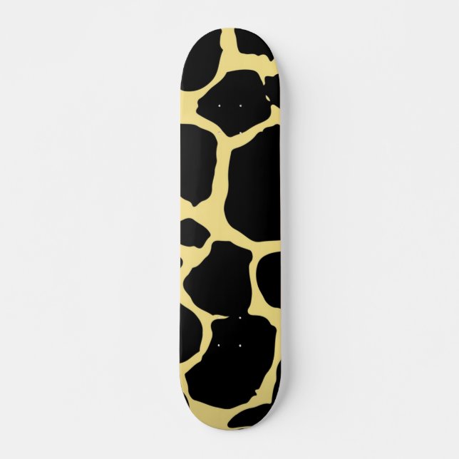 Animal print pattern skateboard (Front)