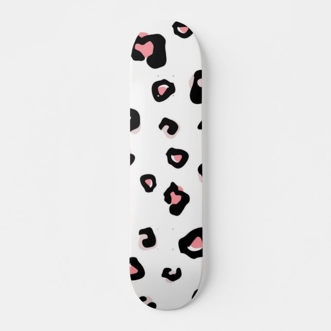 Animal print pattern skateboard (Front)