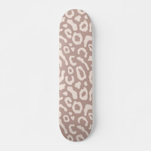 Animal print pattern skateboard
