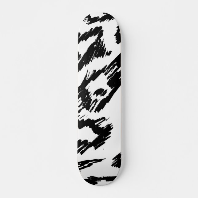 Animal print pattern skateboard (Front)