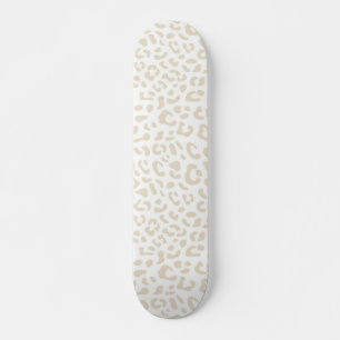 Animal print pattern skateboard