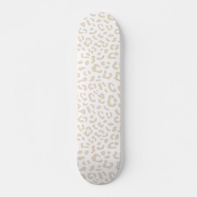 Animal print pattern skateboard (Front)