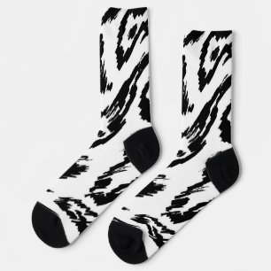 Animal print pattern socks