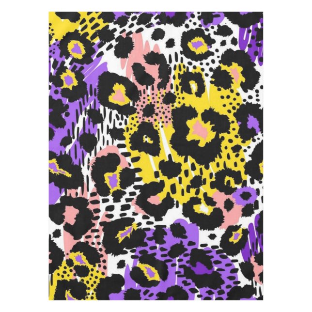 Animal print pattern tablecloth (Front)