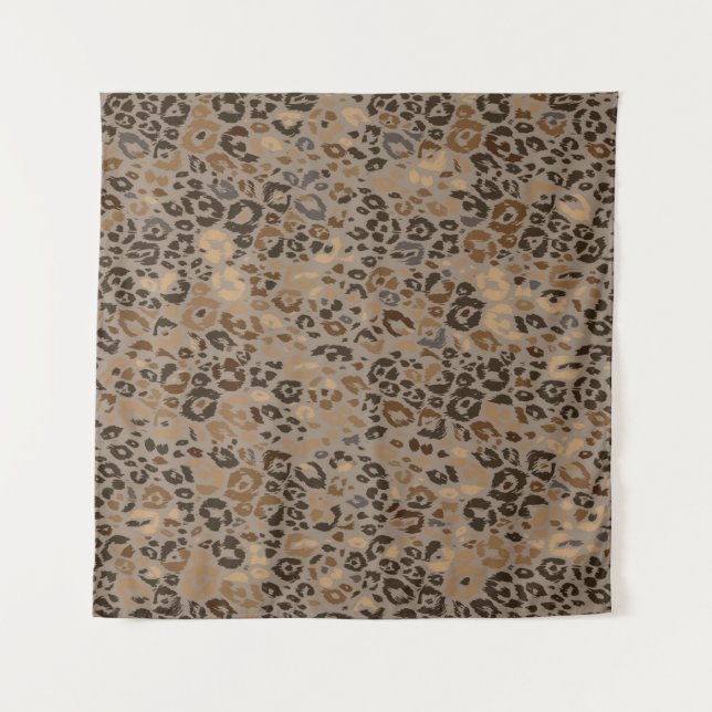 Animal print pattern tapestry (Front)