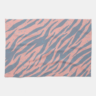 Animal print pattern tea towel