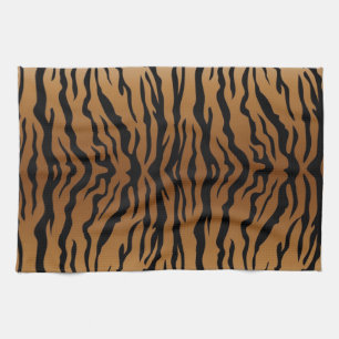 Animal print pattern tea towel