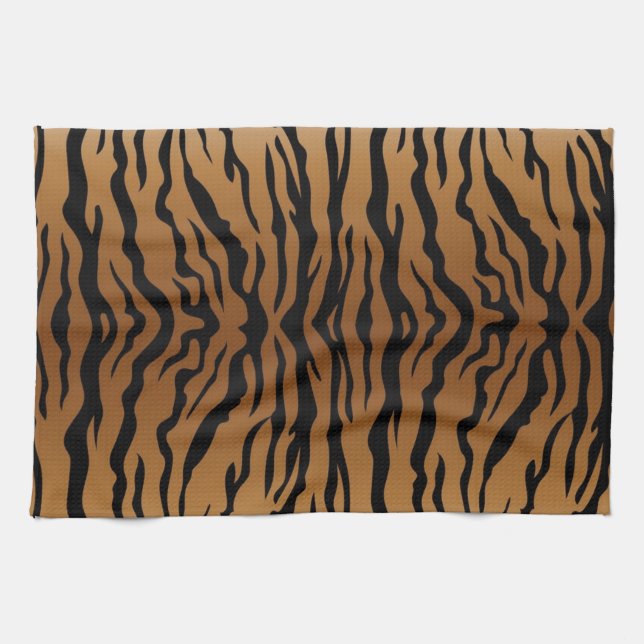 Animal print pattern tea towel (Horizontal)