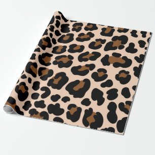 Animal print pattern wrapping paper