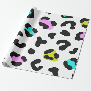 Animal print pattern wrapping paper