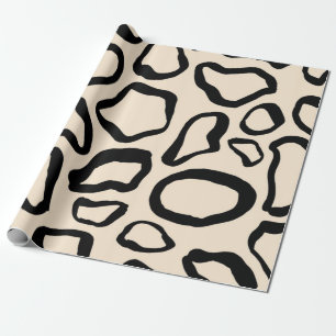 Animal print pattern wrapping paper