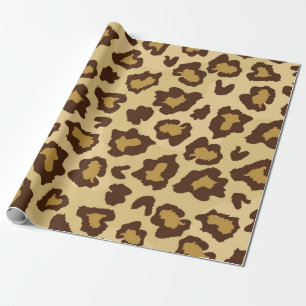Animal print pattern wrapping paper