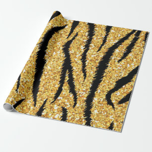 Animal print pattern wrapping paper