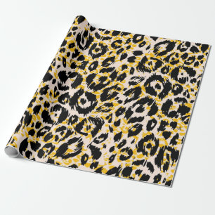Animal print pattern wrapping paper