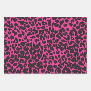 Animal print pattern wrapping paper sheet