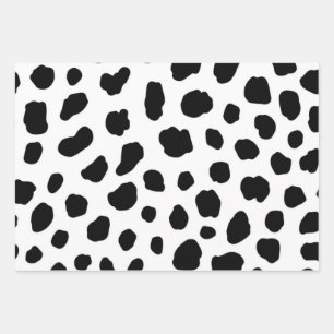 Animal print pattern wrapping paper sheet