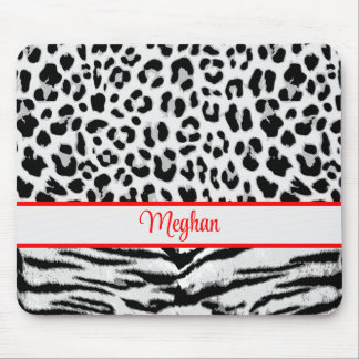 Animal Print Personalised Mousepad