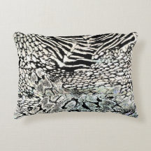 Animal Print Pillow - 1