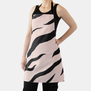 Animal Print Pink Black Apron