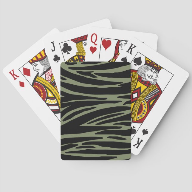 Animal Print Playing Cards (Back)