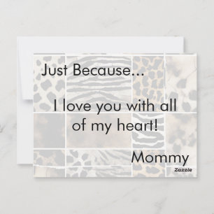 Animal Print - Postcard