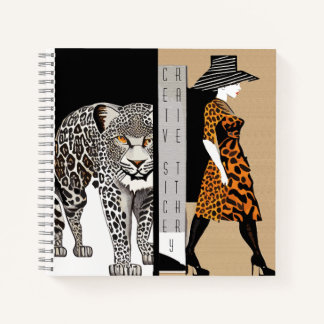 Animal Print Printing Notebook