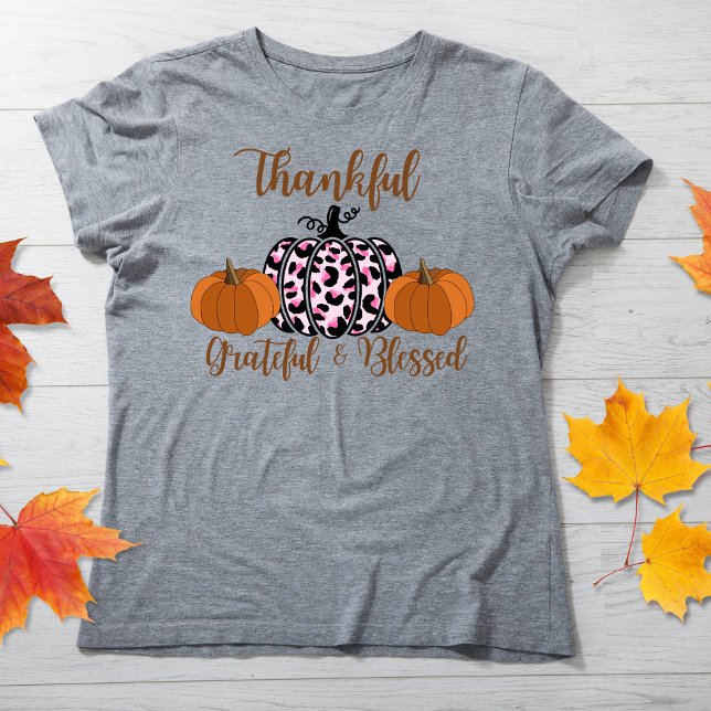 Animal print pumpkins thanksgiving day t-shirt (Creator Uploaded)