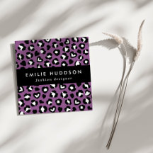 Animal Print, Purple Leopard, Cheetah Spots, Heart
