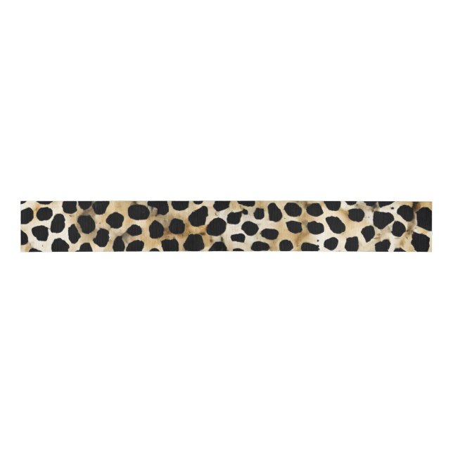 Animal Print - Ribbon Grosgrain Ribbon (Front)