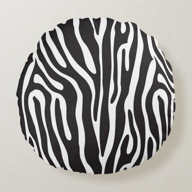 Animal Print Round Cushion (Front)