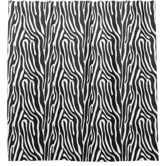 Animal Print Shower Curtain (Front)