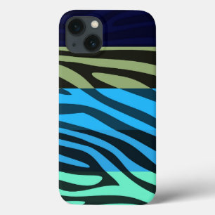 Animal Print Skin Zebra Retro Colourful Pattern 6 iPhone 13 Case