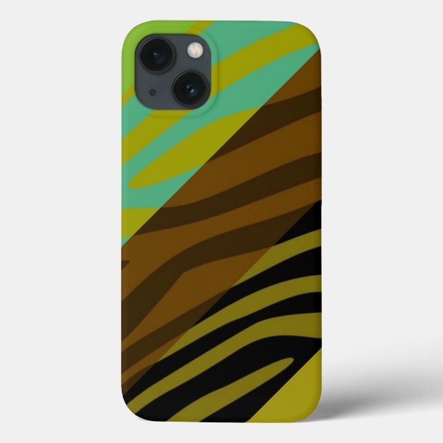 Animal Print Skin Zebra Retro Colourful Pattern 9 Case-Mate iPhone Case (Back)