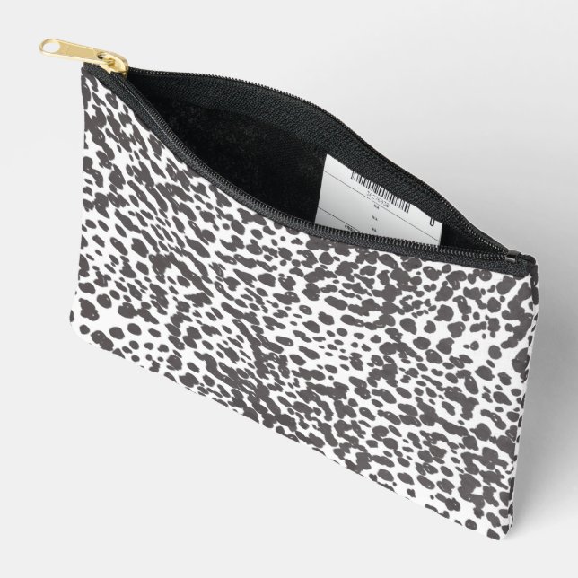 Animal Print Small Accessory Pouch (Open)