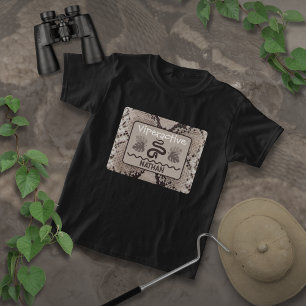 Animal Print Snake Taupe T-Shirt