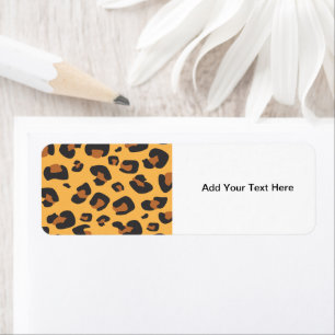 Animal Print, Spotted Leopard - Brown Black