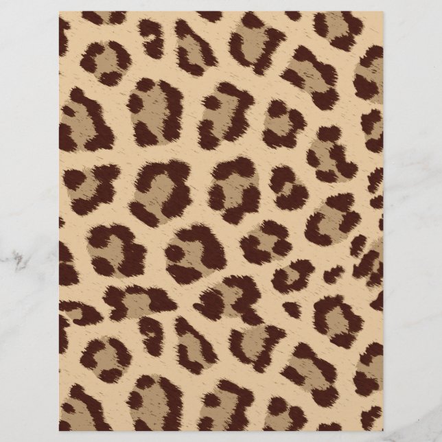 Animal Print Stationery (Front)