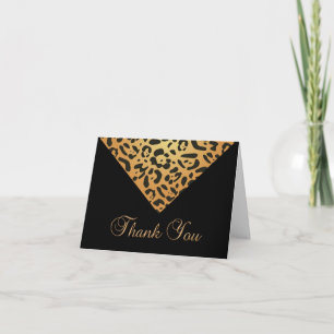 Animal Print Thank You Notes
