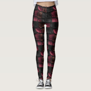 Animal Print Theme Grandma Gift Running Leggings