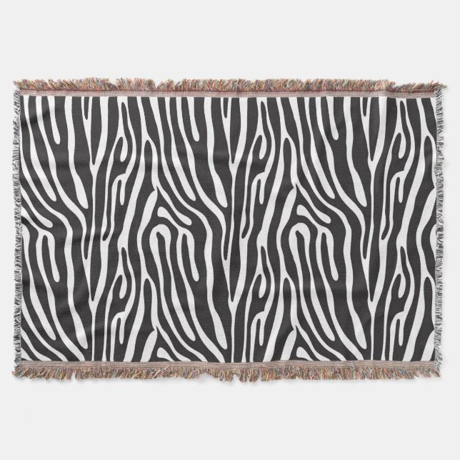 Animal Print Throw Blanket (Front)