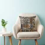 Animal Print - Throw Pillow<br><div class="desc">Animal Print - Throw Pillow
Design 01
A perfect little gift!</div>